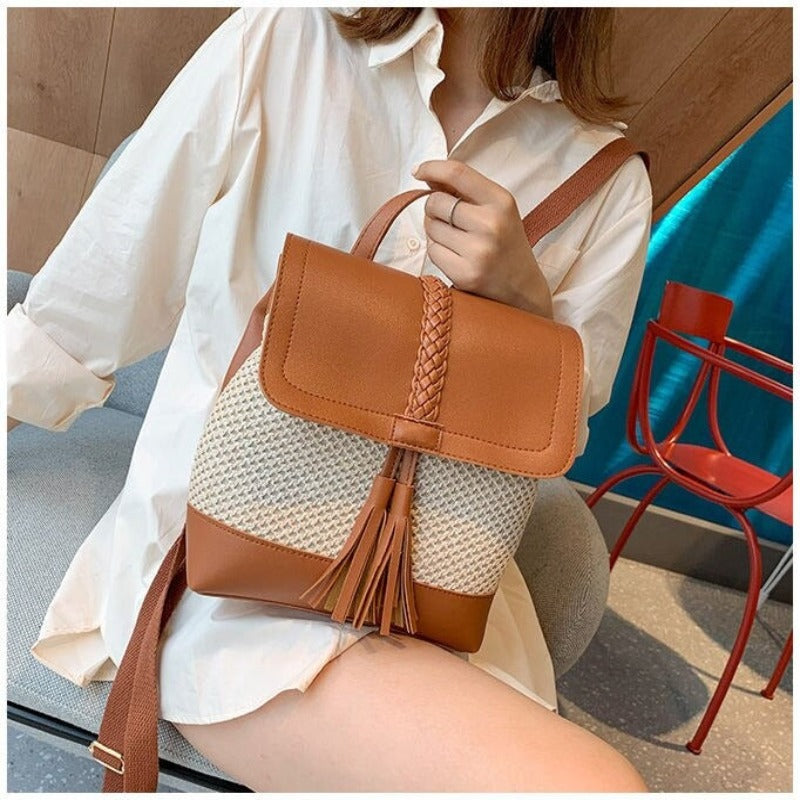 Fashion Leather Tassel Female Handbags