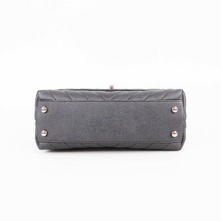 Chanel Coco Handle Gray Handbag 2019, 22x9x16 cm