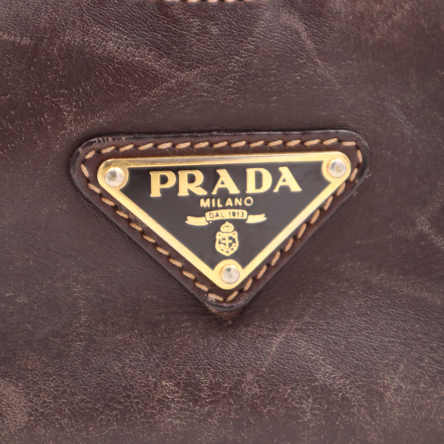 Prada Jacquard Logo Handbag