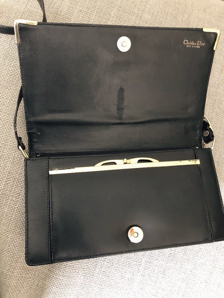 Vintage Christian Dior Black Bag