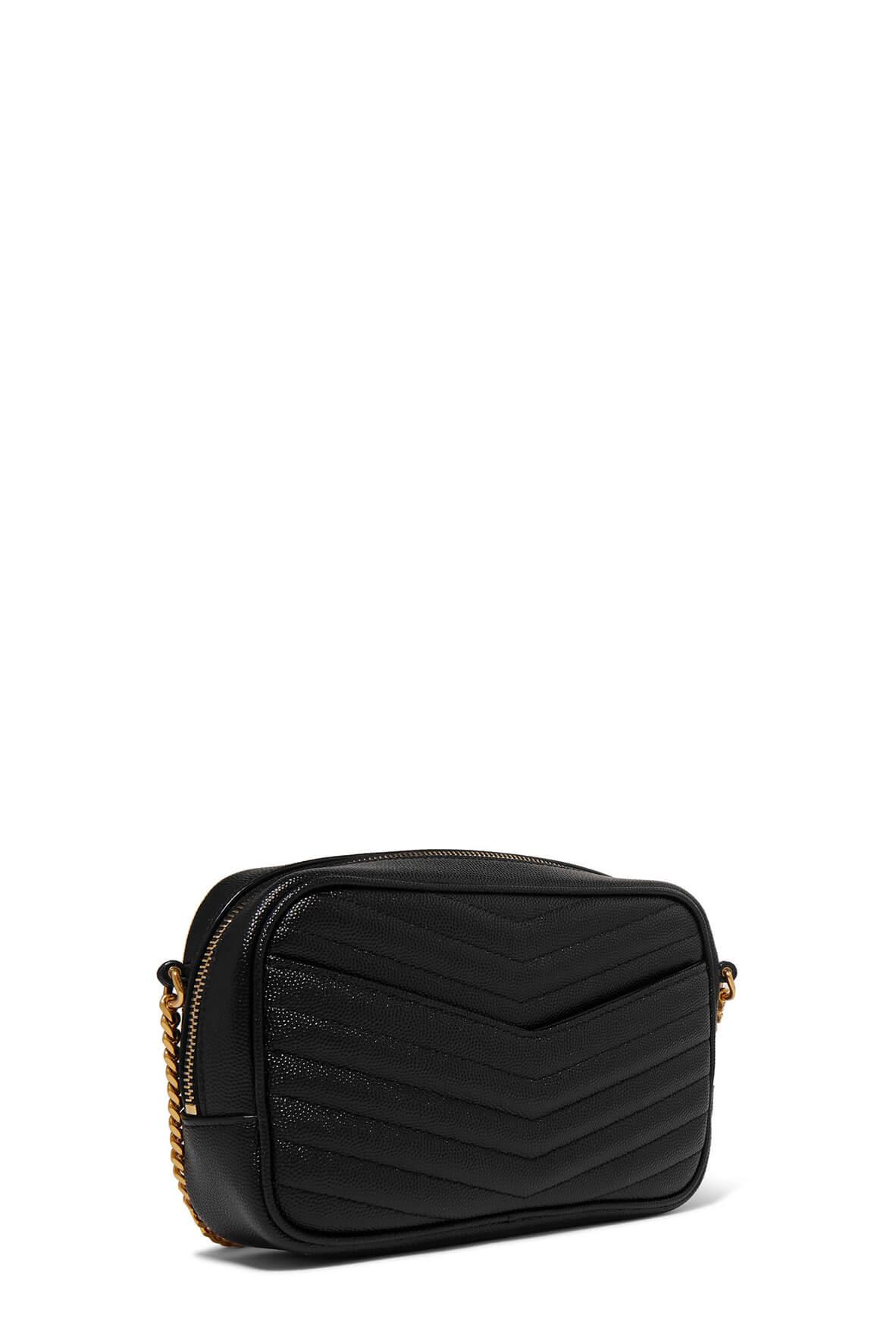 Matelasse Lou Mini Bag Black with Gold Hardware