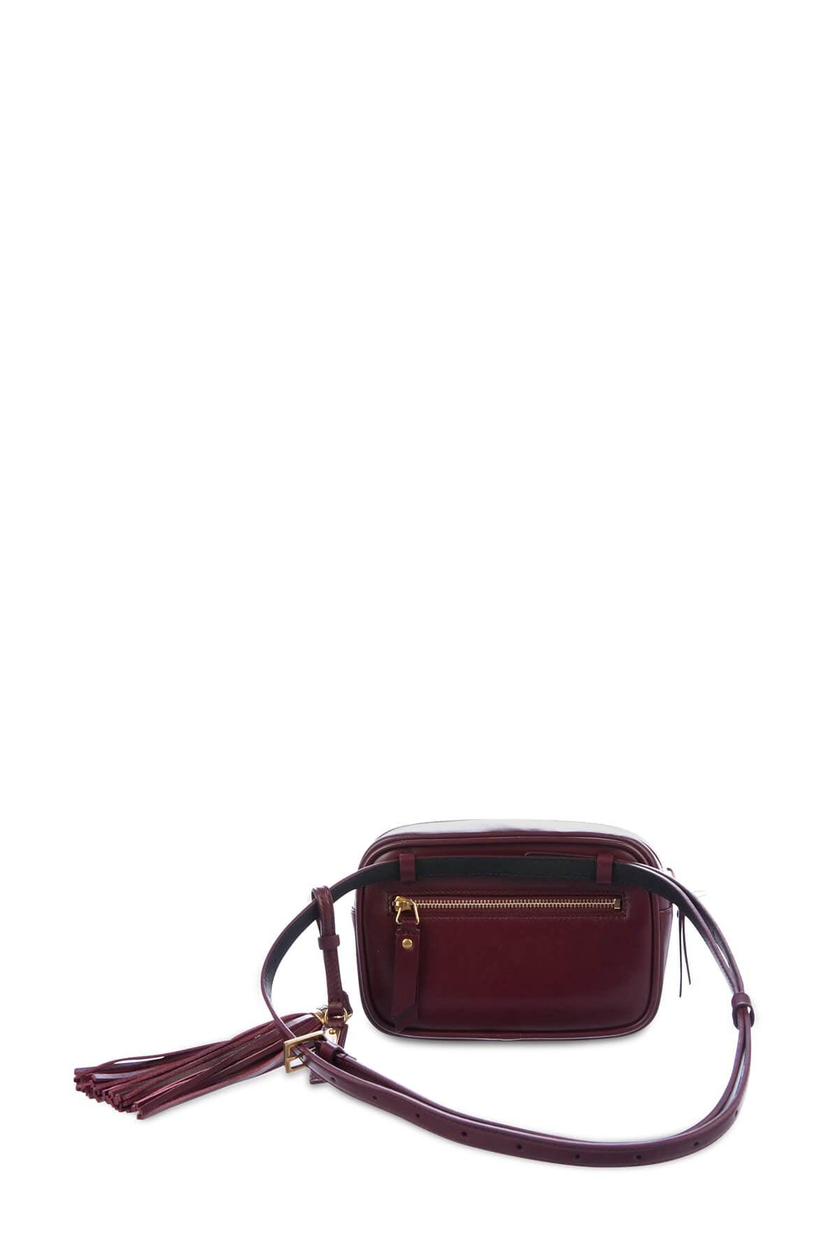 Matelasse Lou Waist Bag Dark Legion Red