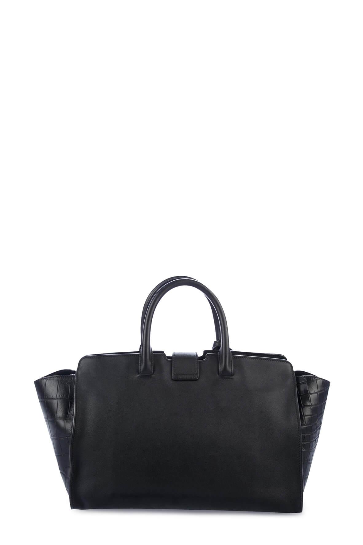 Small Downtown Cabas Tote Black