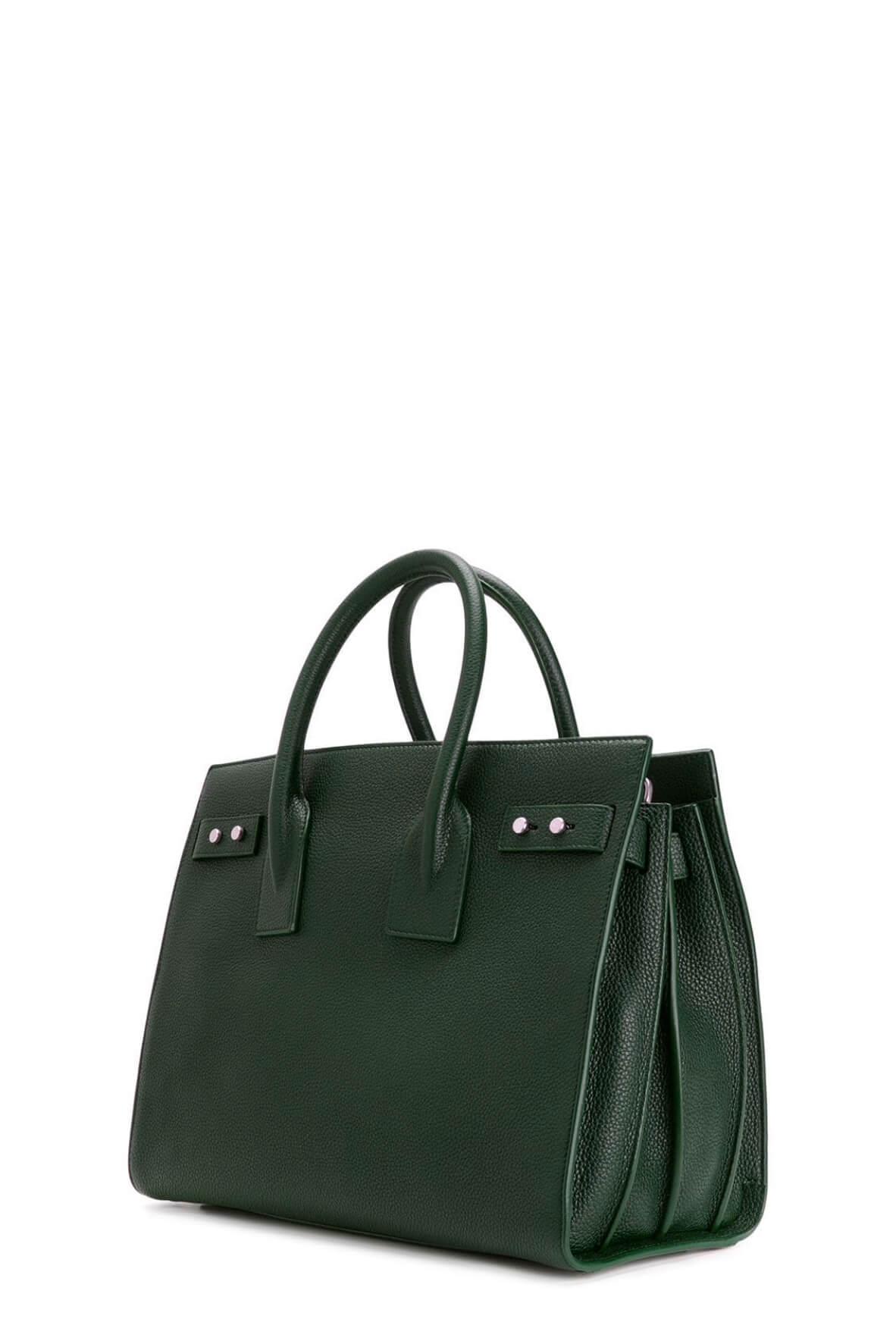 Small Souple Sac De Jour Dark Green