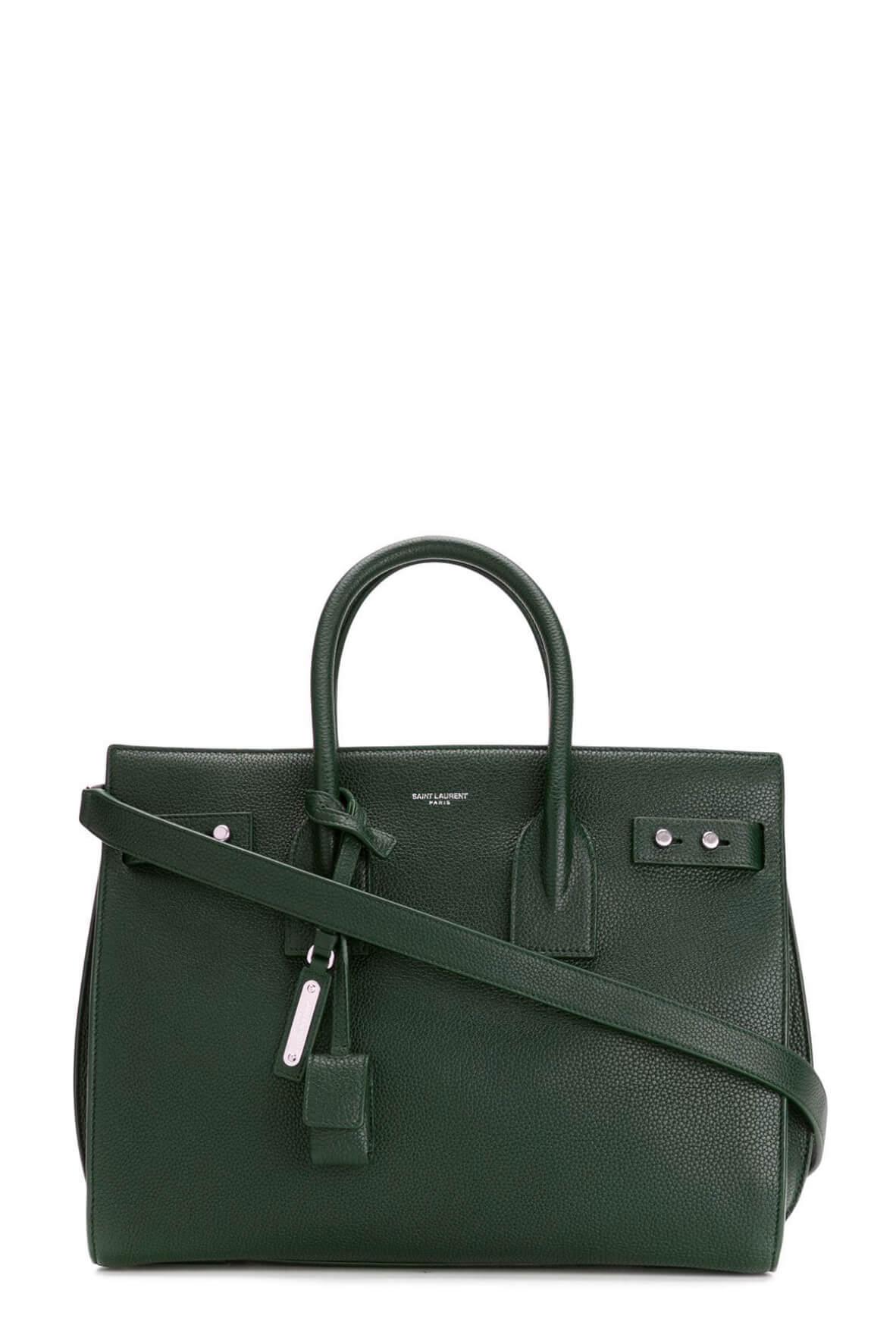 Small Souple Sac De Jour Dark Green