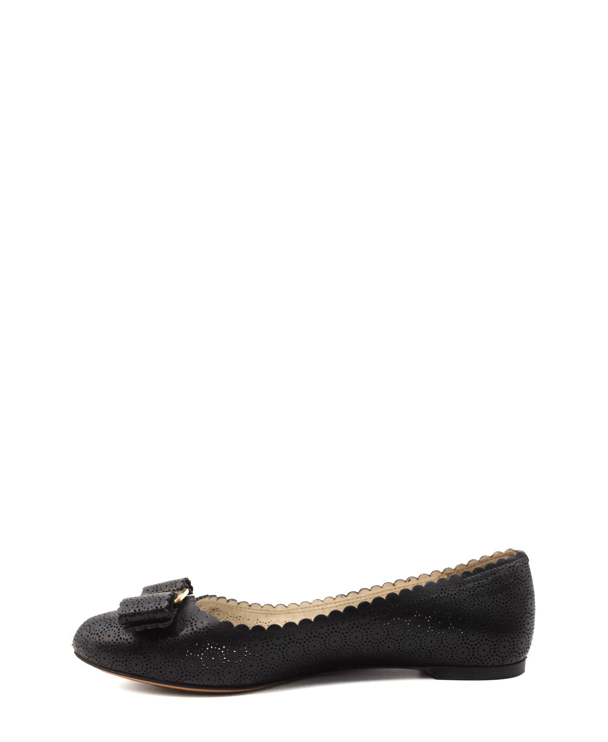 Vara Bow Accent Leather Flats