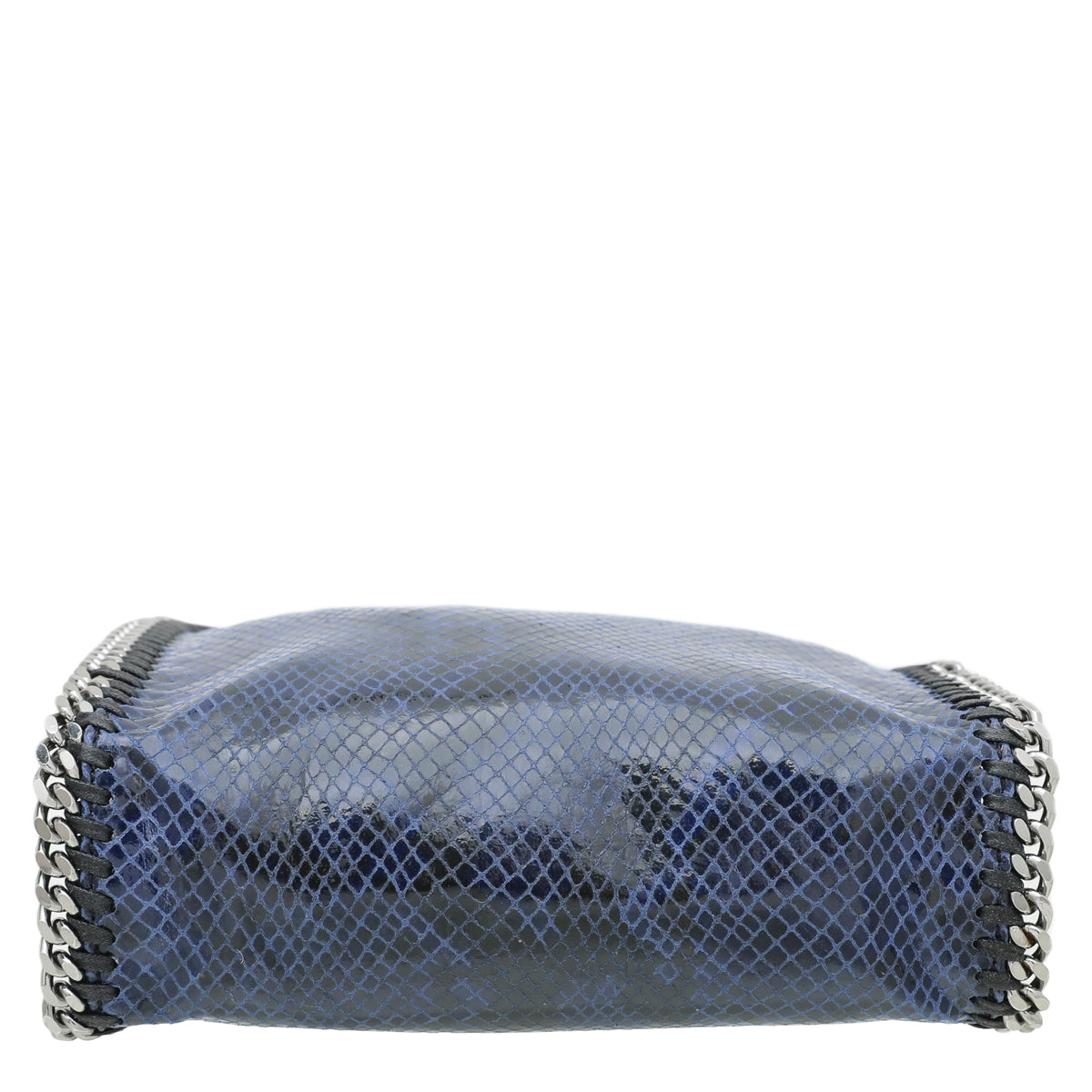 Stella Mccartney Blue Snakeskin Falabella Mini Bag