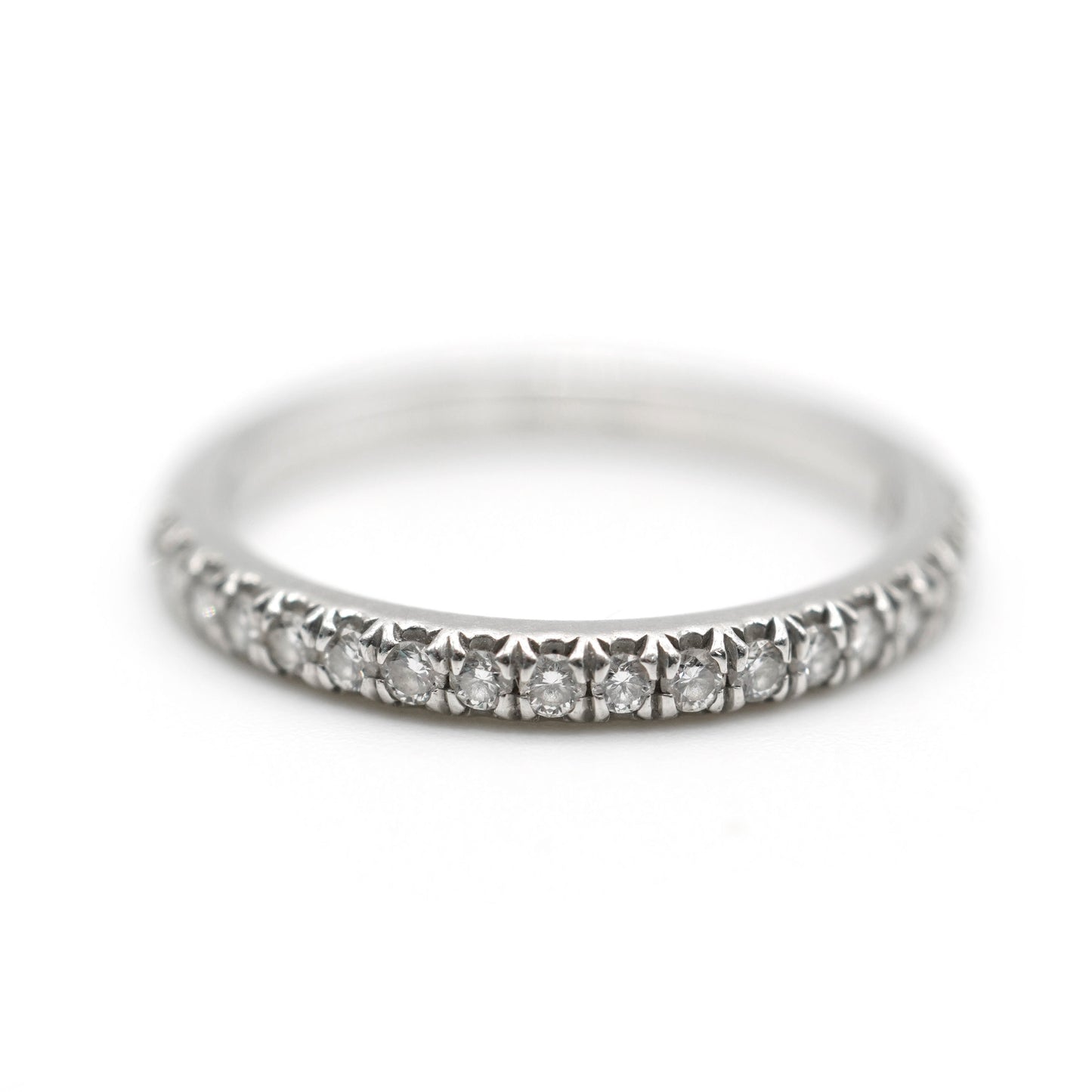 Soleste Half Eternity Band in Platinum