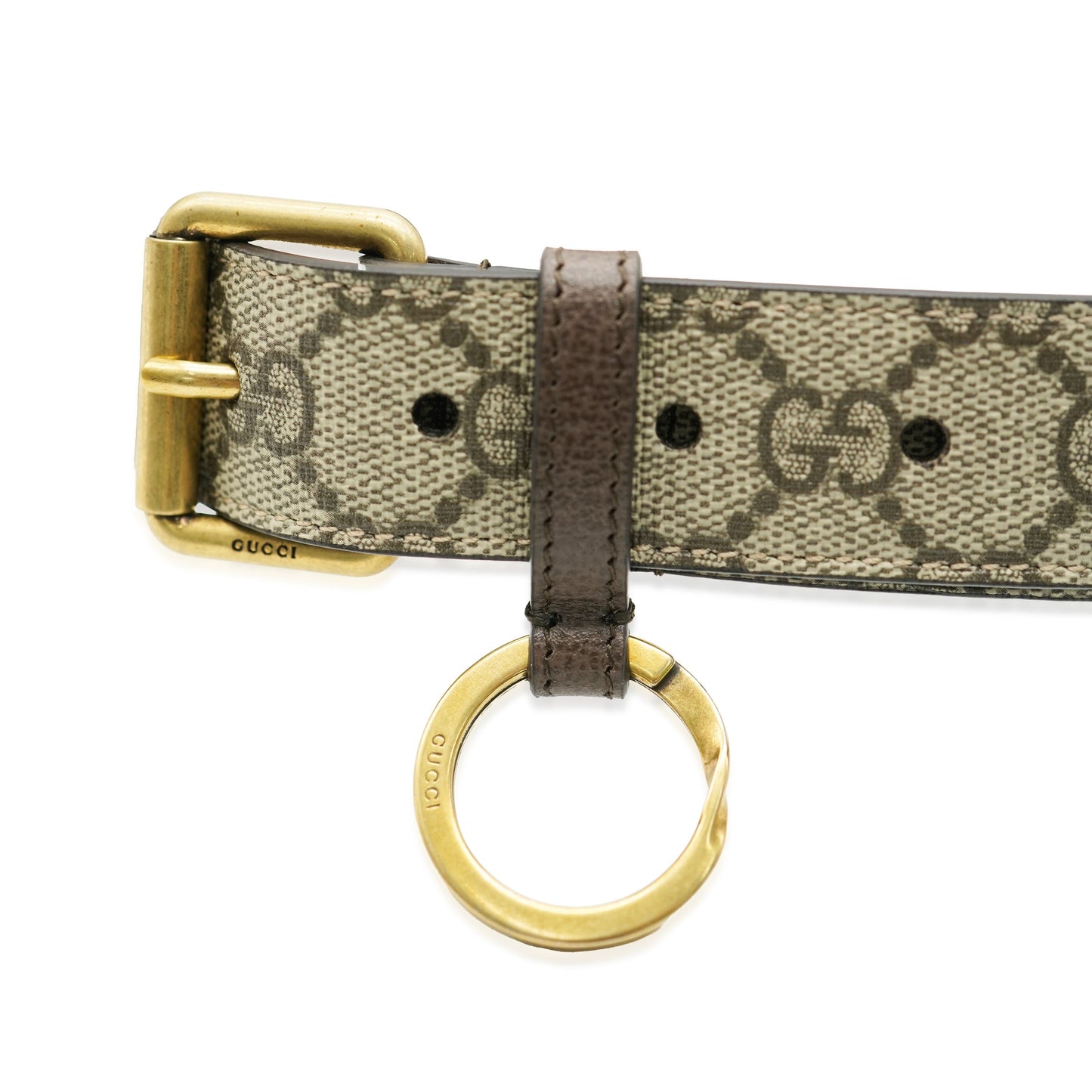 Beige GG Canvas Ophidia Belt Bag