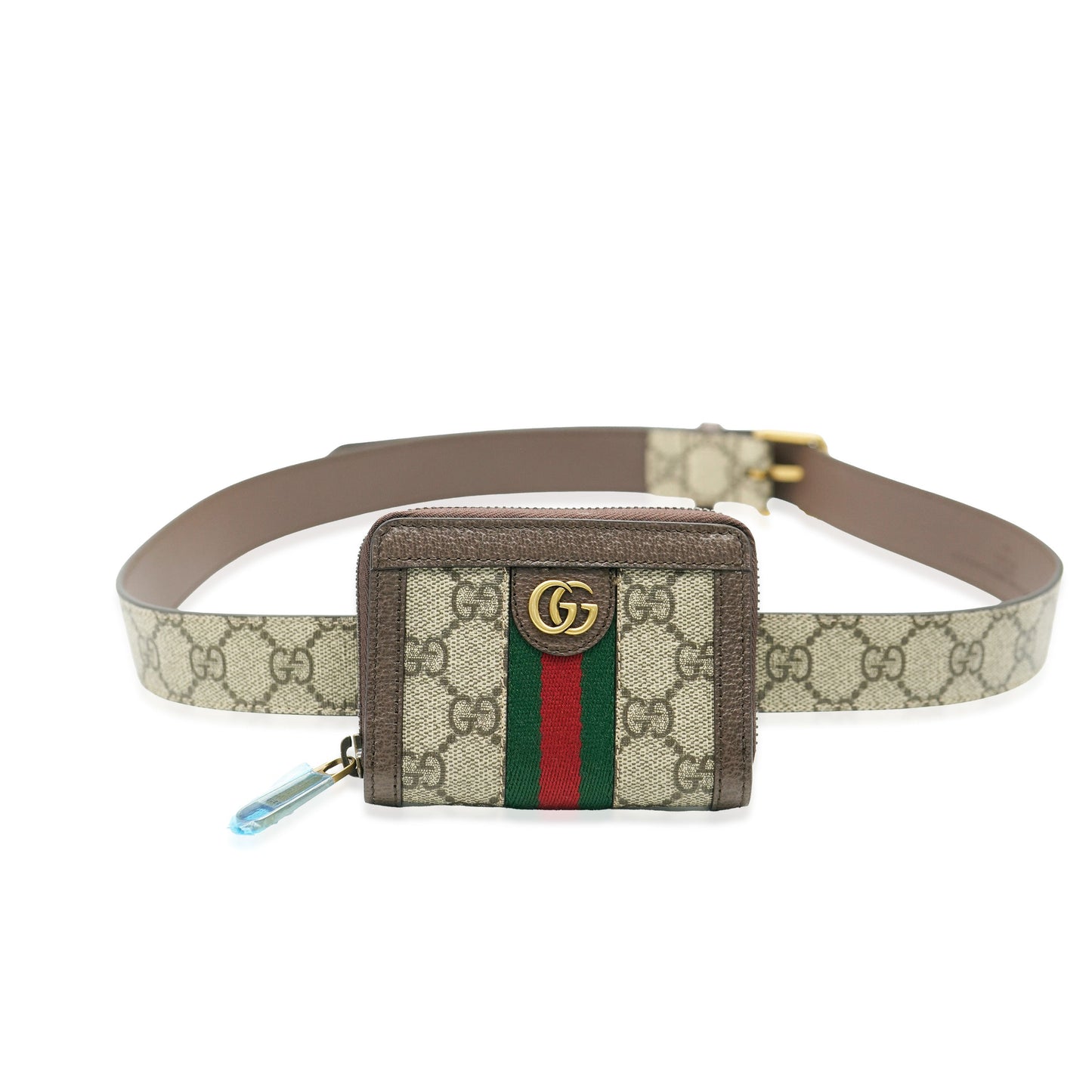 Beige GG Canvas Ophidia Belt Bag