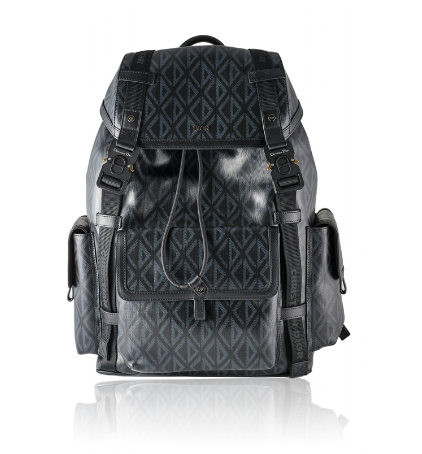 Christian Dior Homme CD Diamond Hit The Road Backpack Rucksack Black