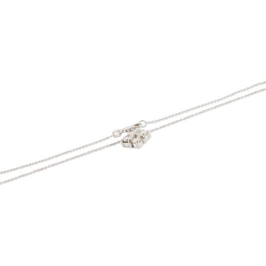 14K White Gold Diamond X Pendant, 1/1 Ctw.